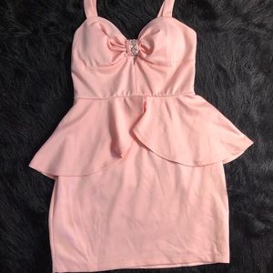 Baby pink dress